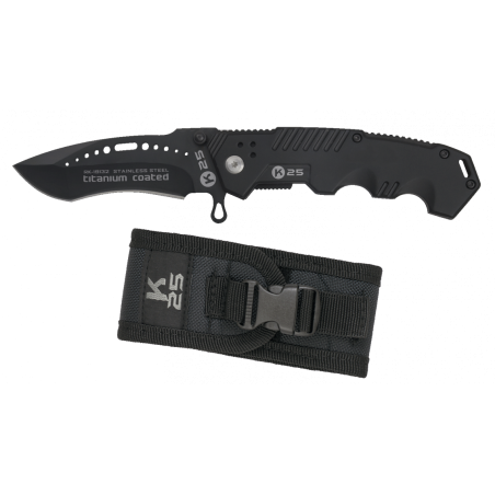 Couteau pliant noir K25