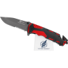 Couteau pliant K25 rouge/noir.