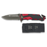 Couteau pliant K25 rouge/noir.