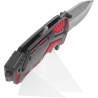 Couteau pliant K25 rouge/noir.