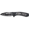 Couteau pliant Tête de mort 3D