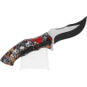 Couteau pliant Tête de mort 3D