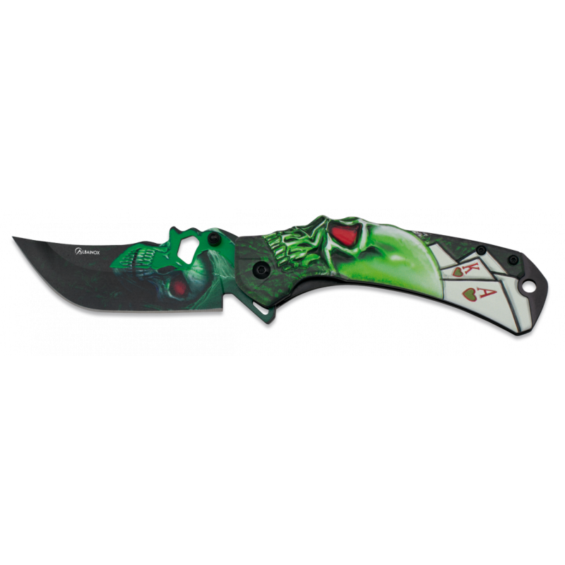 Couteau pliant Albainox ACTV Skull