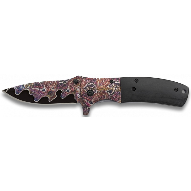Couteau pliant Damas 3D