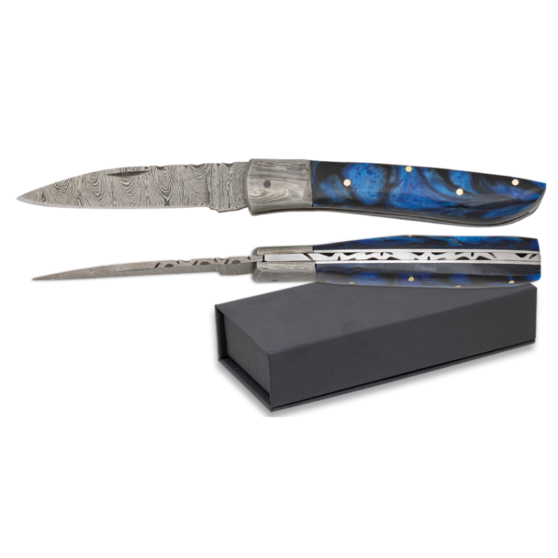 Couteau pliant damas