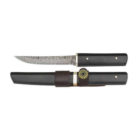 Couteau damas bois noble