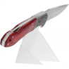 Couteau pliant Albainox bois rouge.