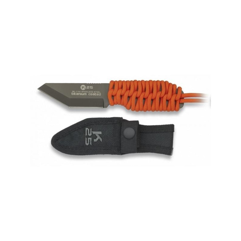 Couteau K25 encordé orange