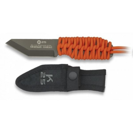 Couteau K25 encordé orange