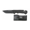 Couteau pliant K2 noir avec étui