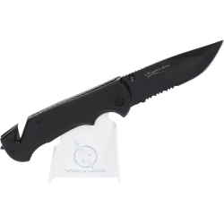 Couteau pliant K2 noir avec étui