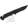 Couteau pliant K2 noir avec étui
