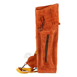 Buck Trail, carquois de dos traditionnel suédé