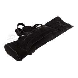 Buck Trail, carquois de dos traditionnel suédé